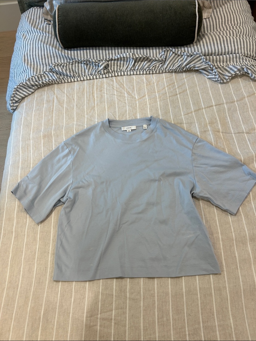 Vince Short Sleeve Tee in Light Blue